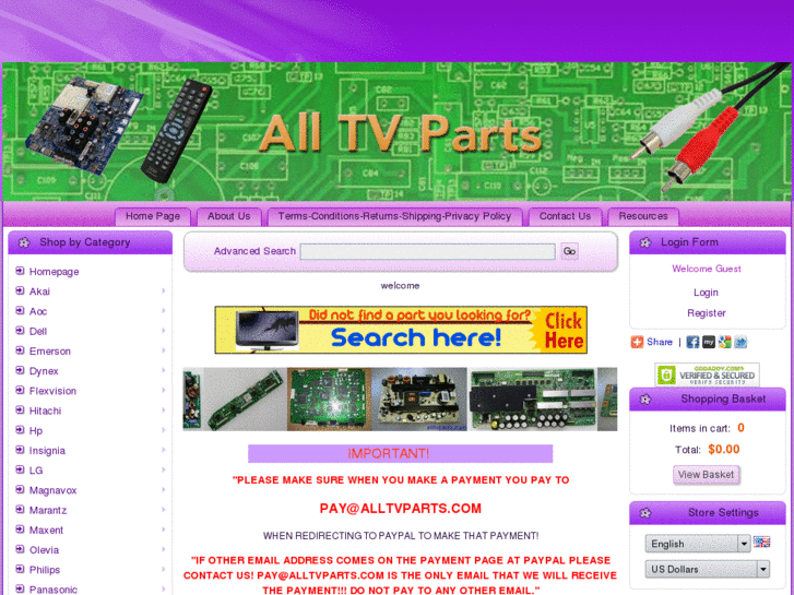 www.alltvparts.com