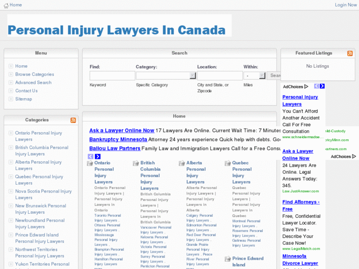 www.canadianpersonalinjurylawyers.com