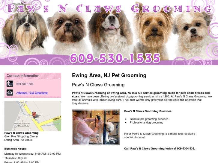 www.doggroomingmercercounty.com