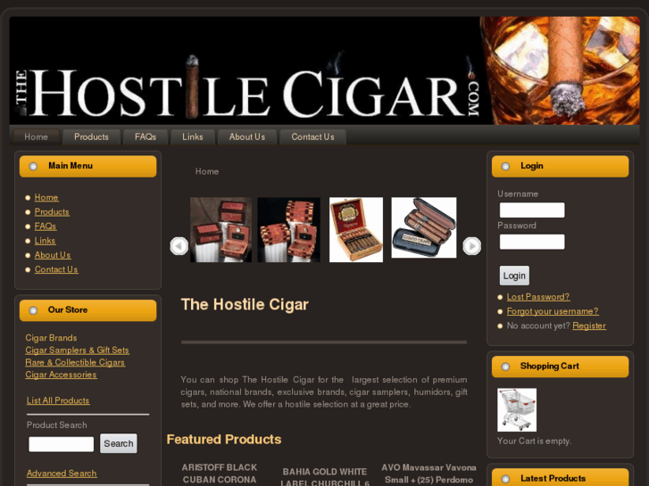 www.hostilecigar.com