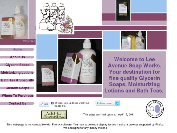 www.leeavenuesoap.com