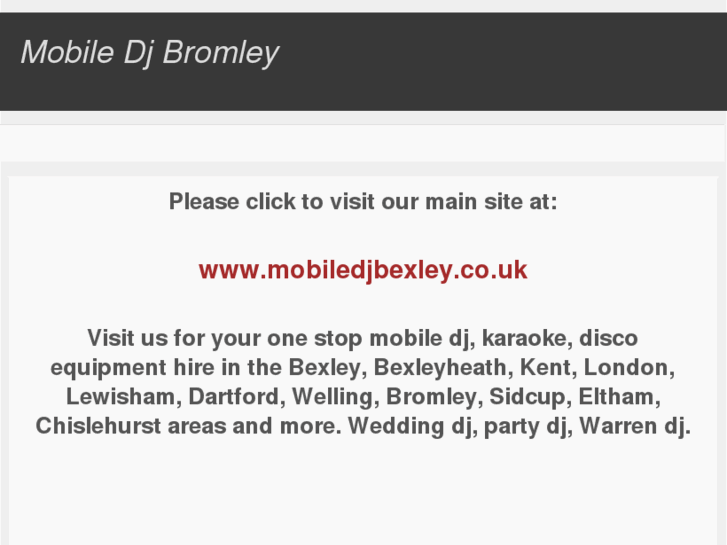 www.mobiledjbromley.co.uk