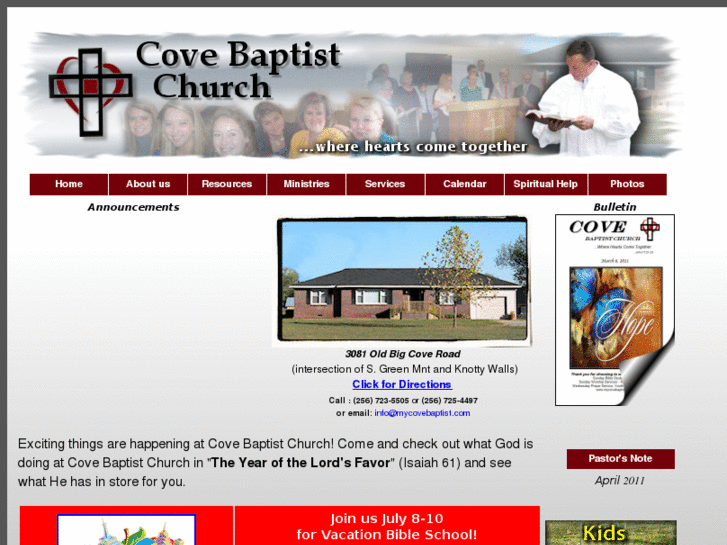 www.mycovebaptist.com