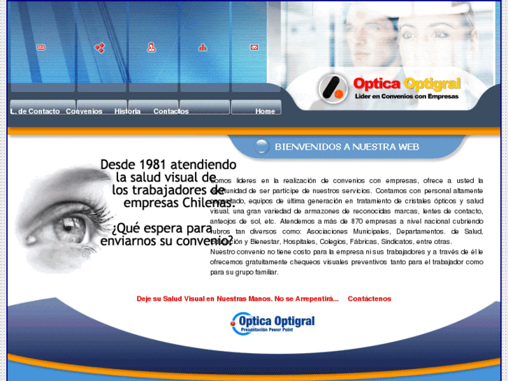 www.opticaoptigral.cl