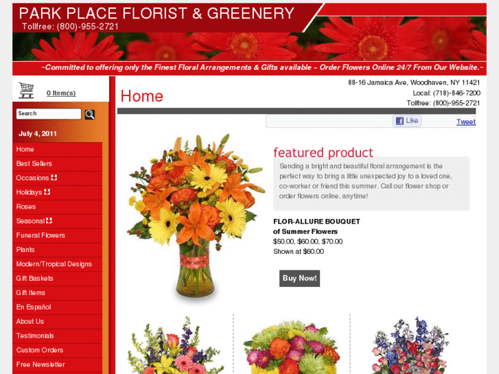 www.parkplaceflorist.com