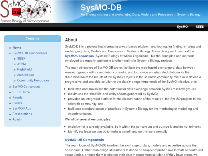 www.sysmo-db.org