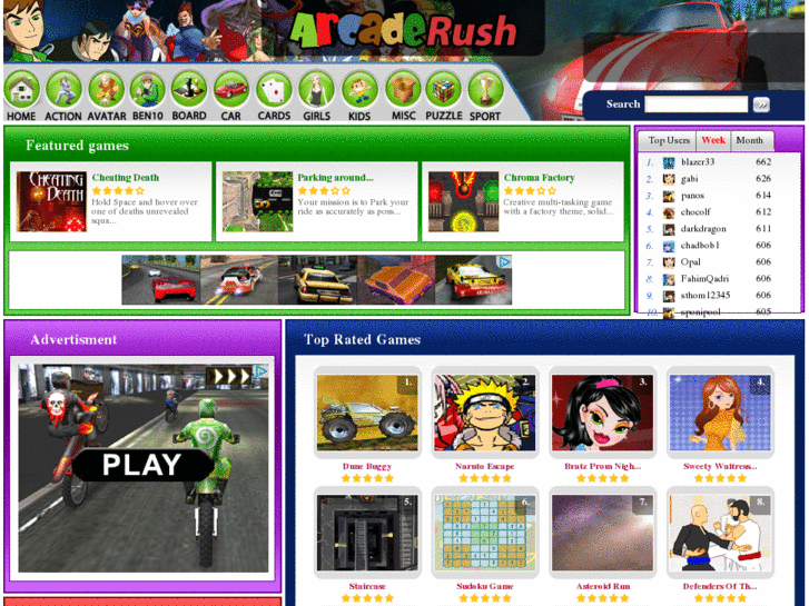 www.arcaderush.net