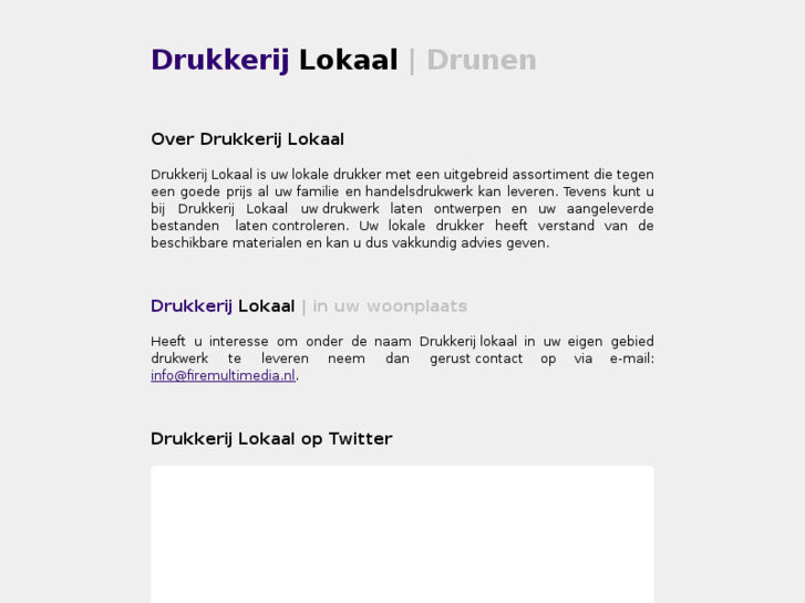 www.drukkerijlokaal.nl