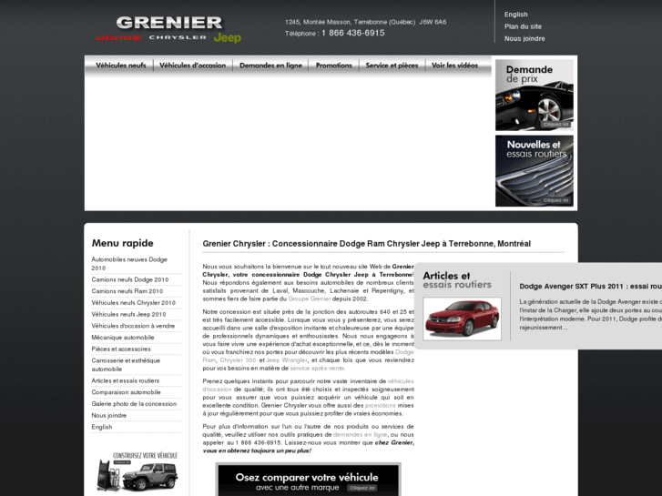 www.grenierchrysler.com