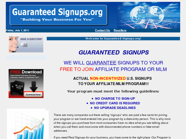 www.guaranteedsignups.org