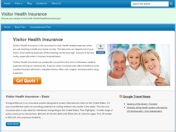 www.ivisitorhealthinsurance.com