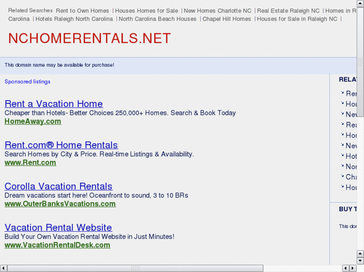 www.nchomerentals.net