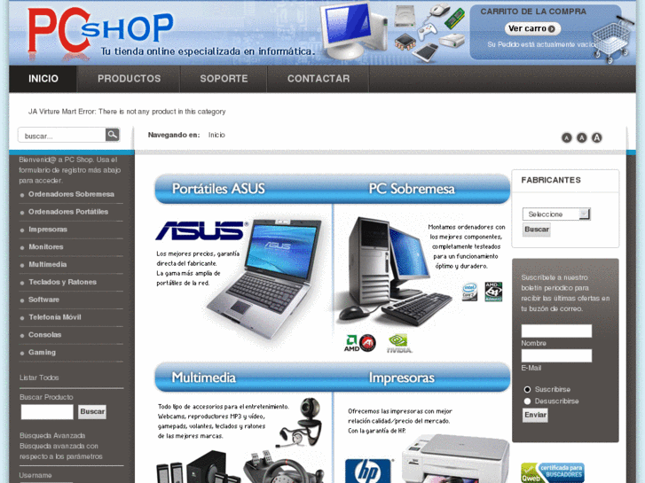 www.tienda-pcshop.es