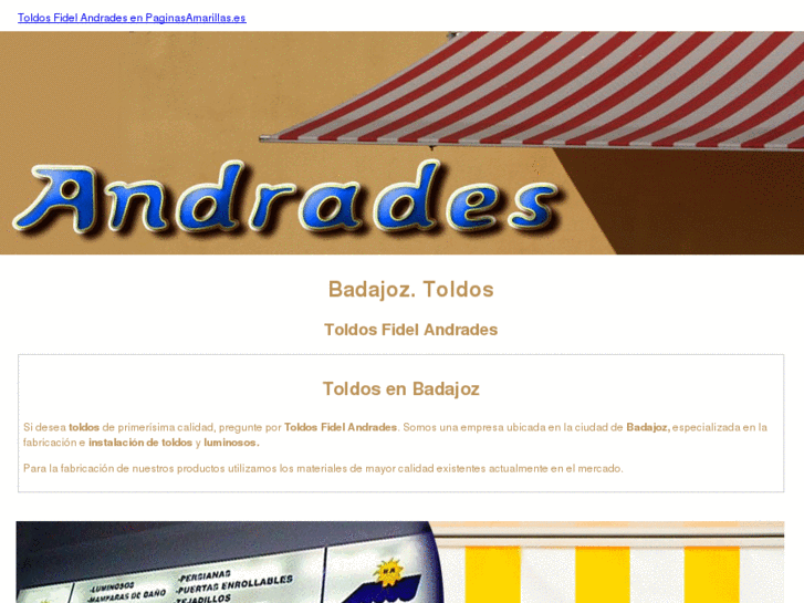 www.toldosandrades.com