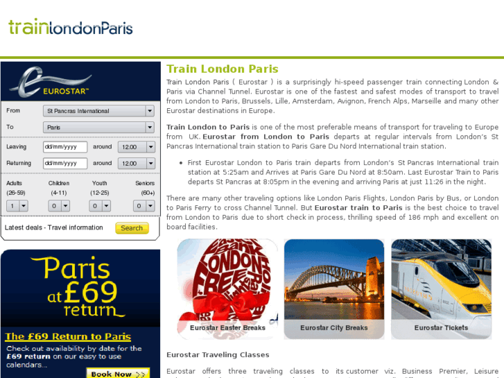 www.trainlondonparis.com