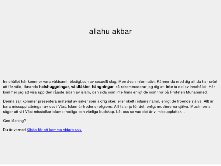 www.allahuakbar.se