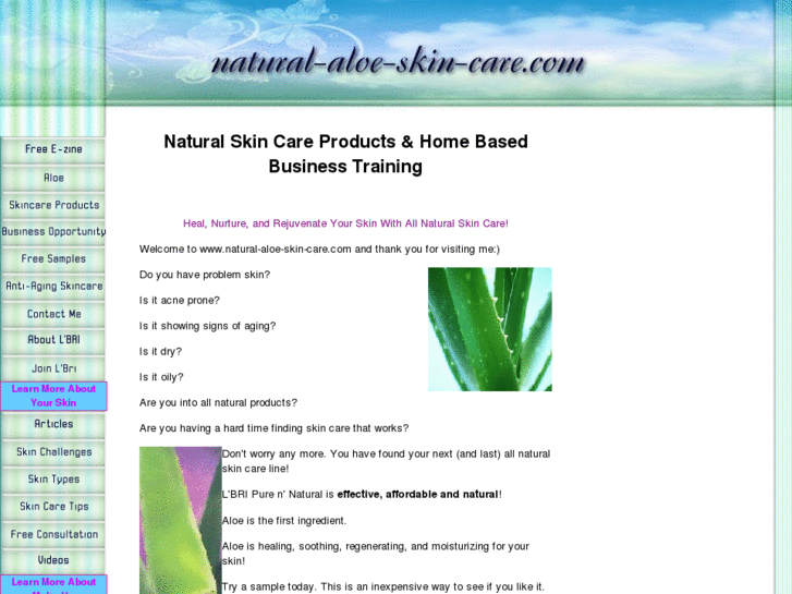 www.natural-aloe-skin-care.com