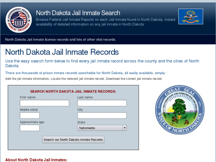 www.northdakotajailinmates.org