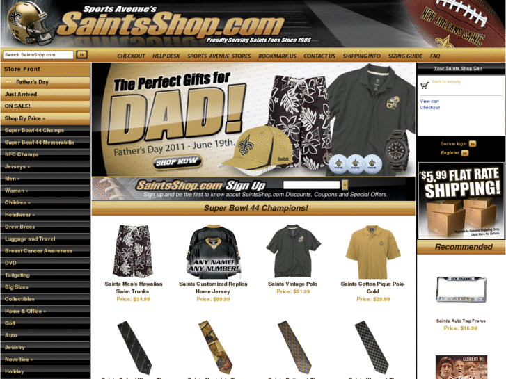 www.saintsshop.com