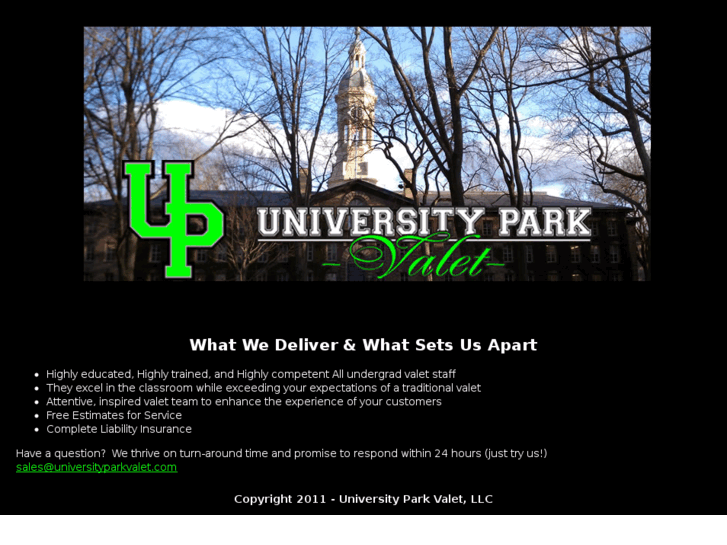 www.universityparkvalet.com
