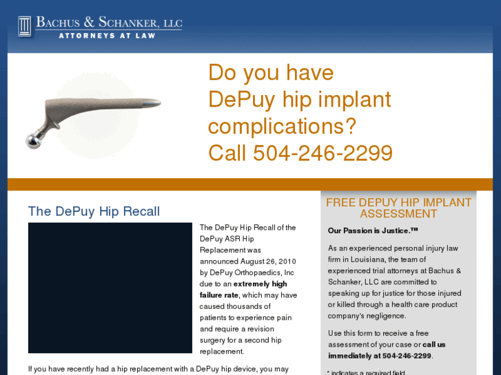 www.depuyhiplouisiana.com