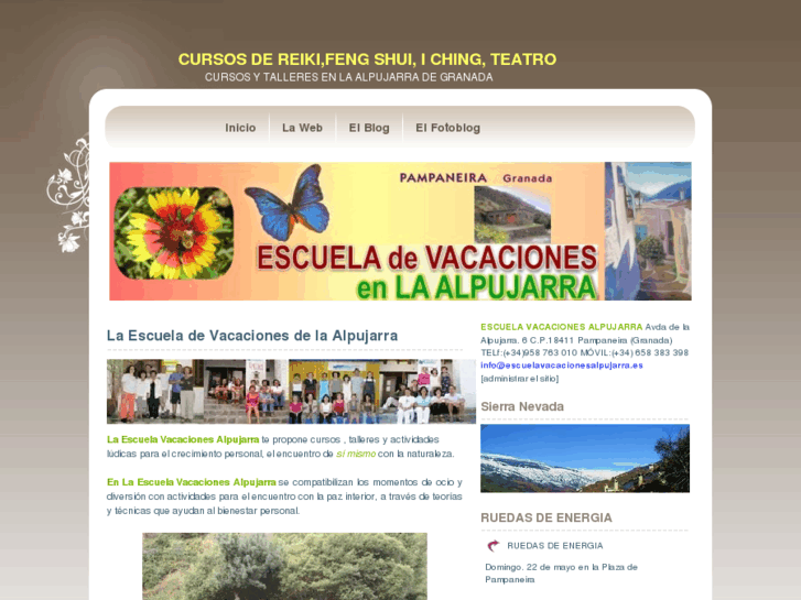 www.escuelavacacionesalpujarra.es