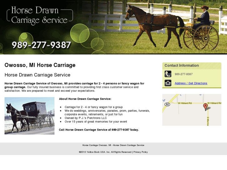 www.horsedrawncarriageservice.com