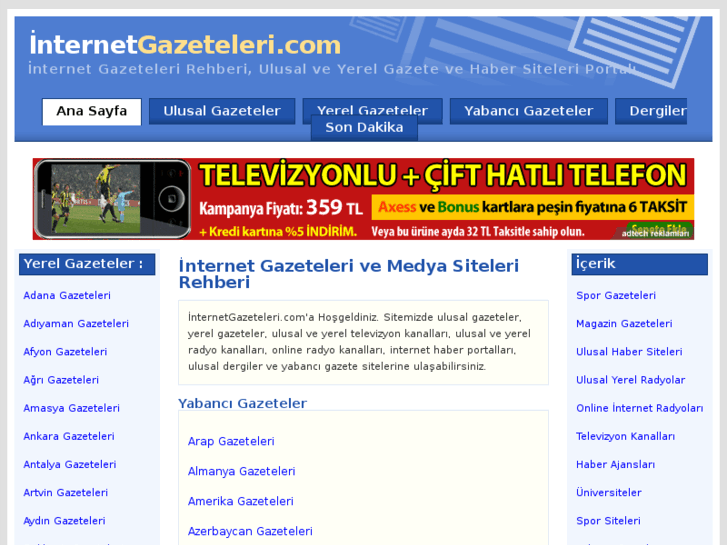 www.internetgazeteleri.com