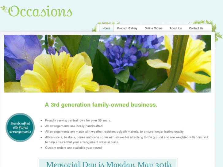 www.occasionsmemorial.com