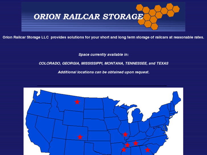 www.orionrailcarstorage.com