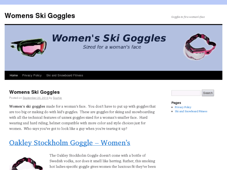 www.womensskigoggles.net