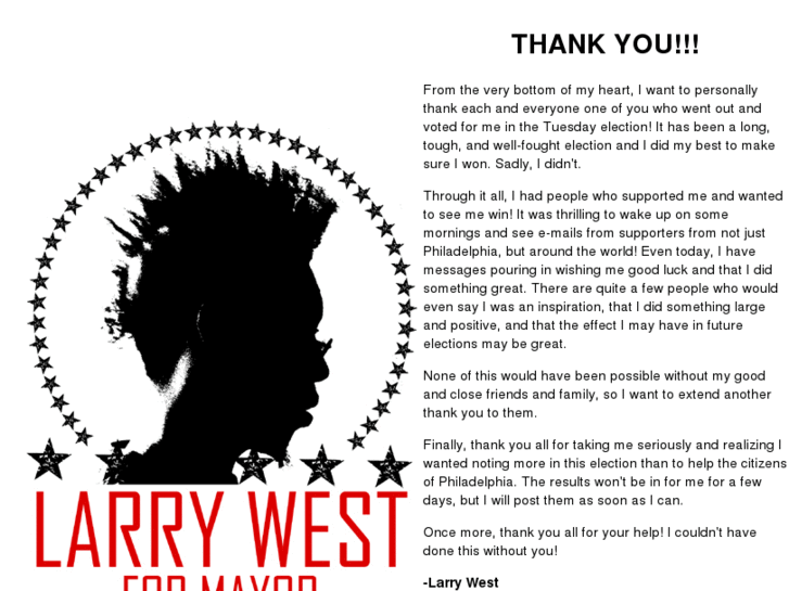 www.larrywestformayor.com
