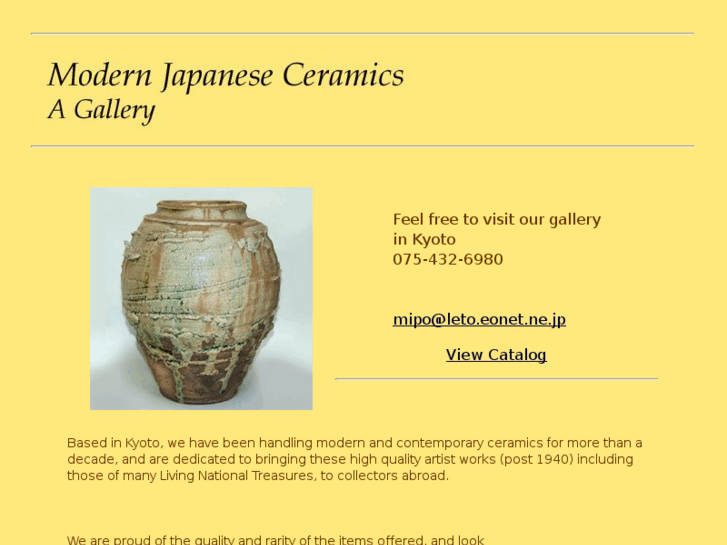 www.modernjapaneseceramics.com