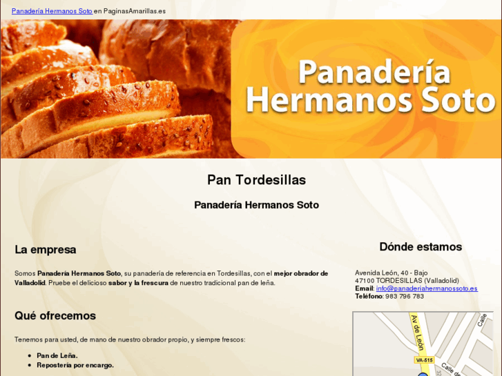 www.panaderiahermanossoto.es