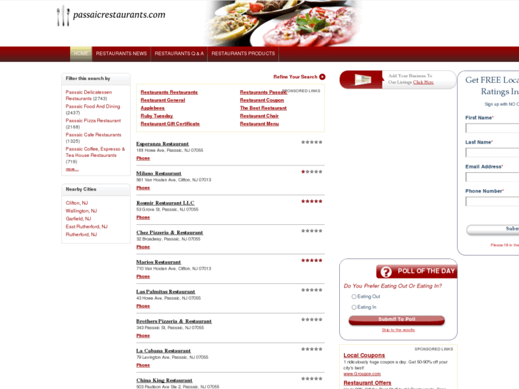 www.passaicrestaurants.com