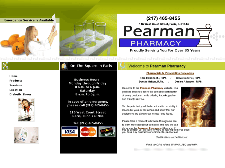 www.pearmanpharmacy.com