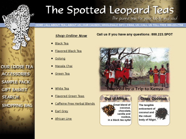 www.spottedleopardteas.com