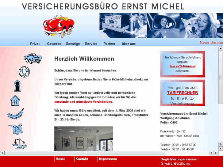 www.versicherungsbuero-ernst-michel.de