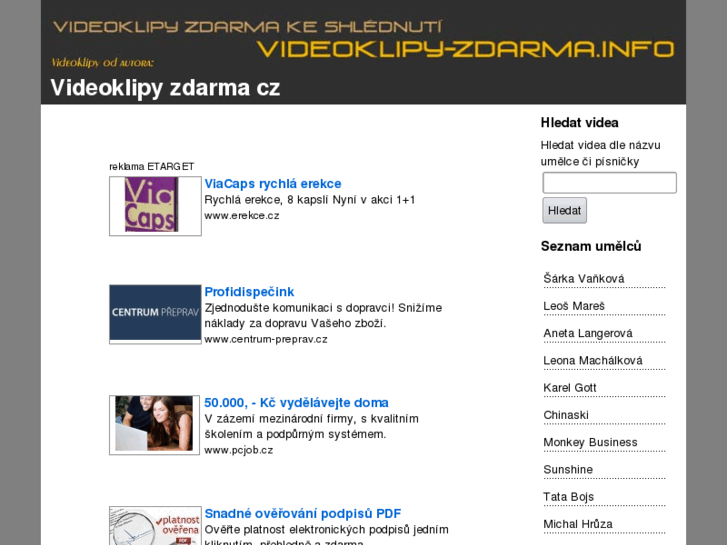 www.videoklipy-zdarma.info