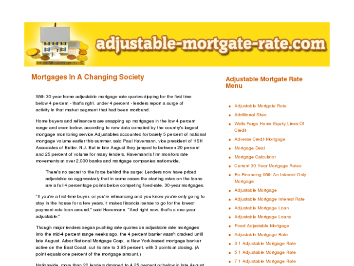 www.adjustable-mortgate-rate.com