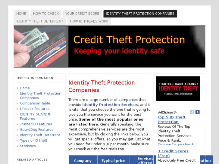 www.credittheftprotection.org