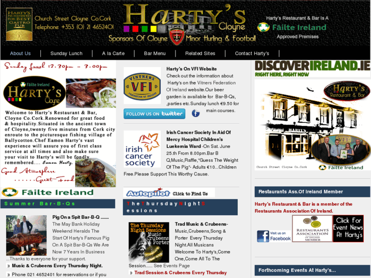 www.hartysrestaurantcloyne.com