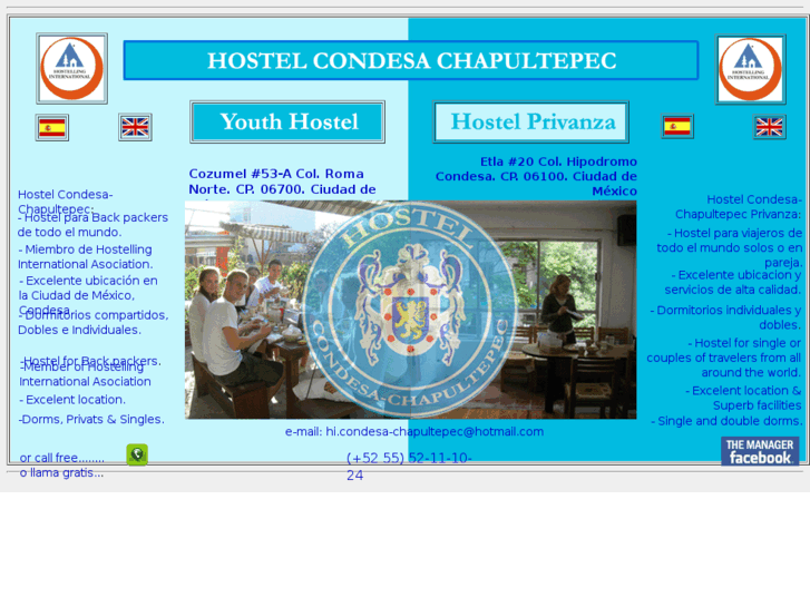 www.hostelcondesachapultepec.com