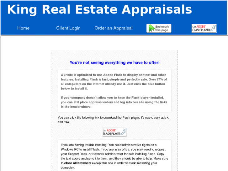 www.kingrealestateappraisals.com