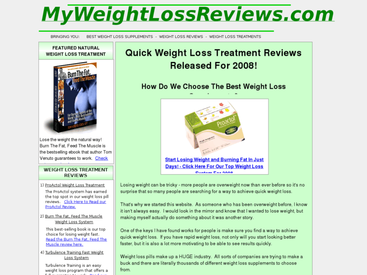 www.myweightlossreviews.com