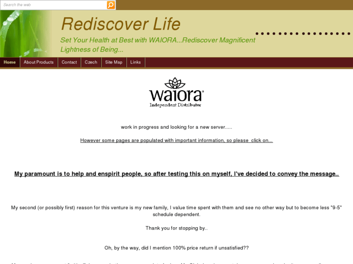 www.rediscoverlife.net