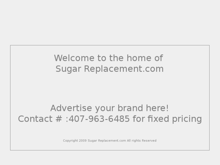 www.sugarreplacement.com