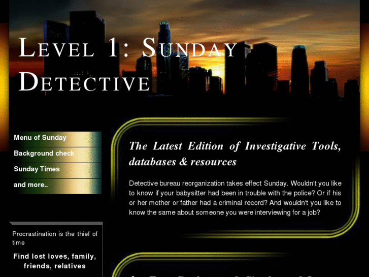 www.sunday-detective.com