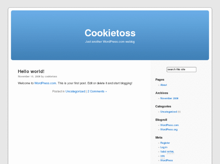 www.cookietoss.com