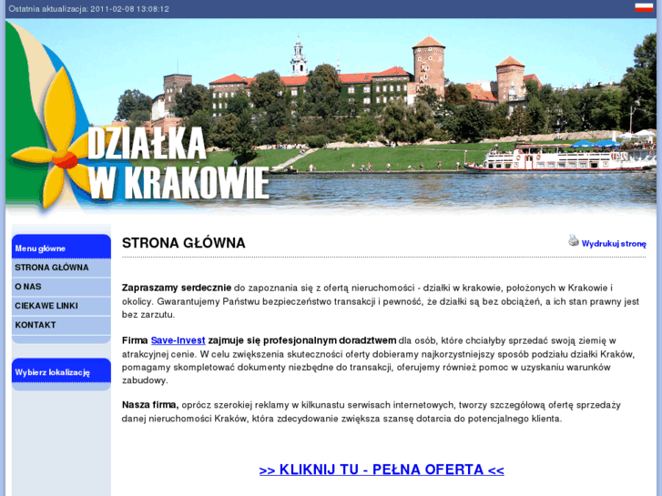 www.dzialkawkrakowie.pl